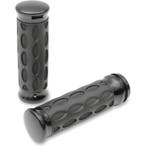 1 Handvatten | Drag Specialties Custom Rubber/Zwart voor Ha, Verzenden, Nieuw