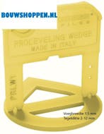 Tegel level Clips 1,5 mm, zak á 200 stuks, Ophalen of Verzenden, Nieuw