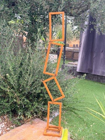 Ana Lucia B.M - Sculpture Corten - XXL - NO Reserve