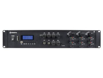 Adastra A6 Stereoversterker 6x 200W 3 Zones Met USB SD En, Verzenden