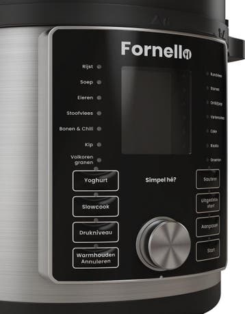Fornello multicooker 6 liter Rijstkoker met 17 programma’s –, Ophalen of Verzenden, Nieuw