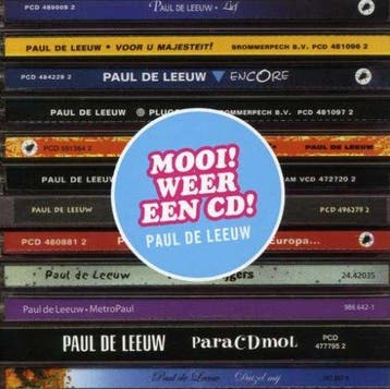 cd - Paul de Leeuw - Mooi Weer Een CD, Cd's en Dvd's, Verzenden, Zo goed als nieuw