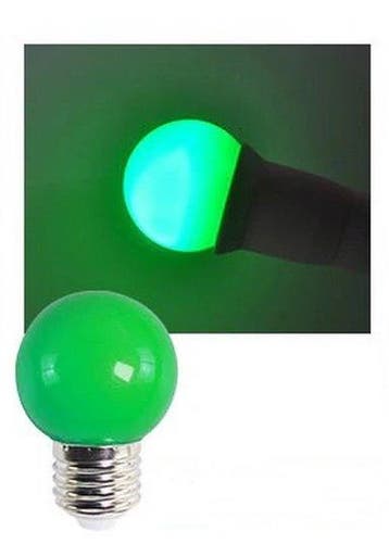 E27 Party ledlamp 1,5 watt Groen Mini IP65, Verzenden, Nieuw