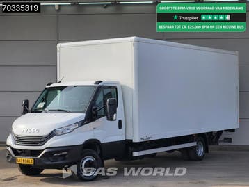 Iveco Daily 72C21 3.0L Automaat 1000KG Laadklep Luchtvering, Automaat, Stof, Gebruikt, Euro 6