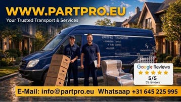 Partpro Verhuisbedrijf Verhuisservice Transport  Verhuizers, Inpakservice, Opslag