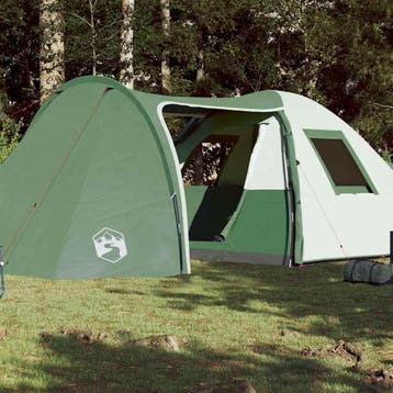 vidaXL Koepeltent 6-persoons waterdicht groen, Verzenden, Nieuw, Tot en met 2
