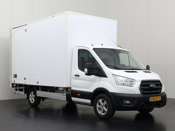 Ford Transit 2.0TDCI 130PK Bakwagen+Laadklep | Zijdeur | 121, Stof, Gebruikt, Euro 6, Wit