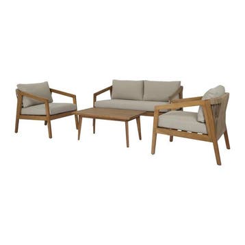 Online veiling: Fonq Loungeset met kussens (4-delig), Nieuw