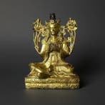 Padmasambhava - Verguld brons - Azië (Zonder minimumprijs)