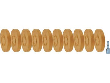 Caramelschijf - 88 mm - verpakking van 10 stuks, Ophalen of Verzenden