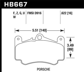 Hawk 02-05 Porsche 911 Carrera 4 Turbo Look/Carrera 4S Front, Ophalen of Verzenden, Nieuw