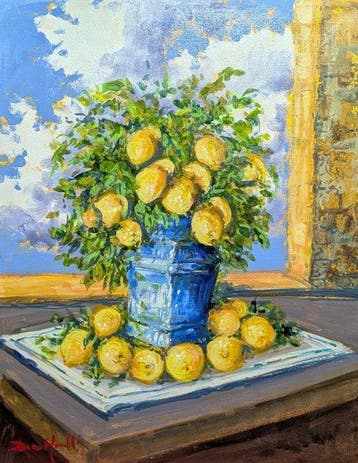 Giuseppe Longo (XX-XXI) - Limoni al sole del Mediterraneo