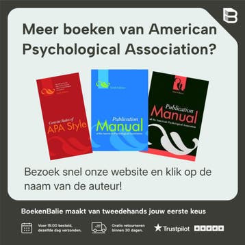Publication Manual of the American Psychological Association, Verzenden, Gelezen, American Psychological Association