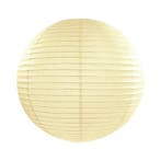 Ivoorkleurige lampion rond 25 cm - Lampionnen, Ophalen of Verzenden, Nieuw