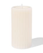 HEMA Kaars LED ribbel ivoor, Verzenden, Nieuw
