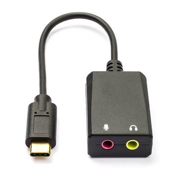 USB C naar 2x jack 3.5 mm adapterkabel | M  V | Value |, Verzenden, Nieuw