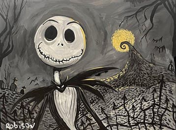Eric Robison - Jack Skellington and the Glowing Moon - large, Nieuw