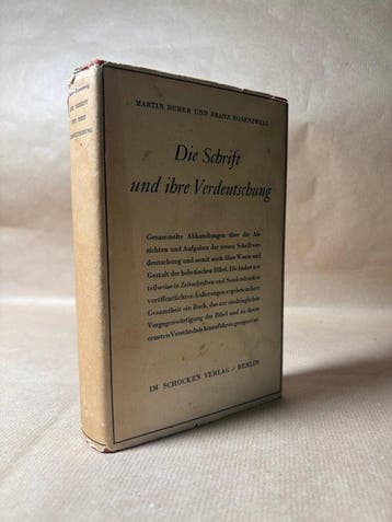 Martin Buber / Franz Rosenzweig - Die Schrift und ihre