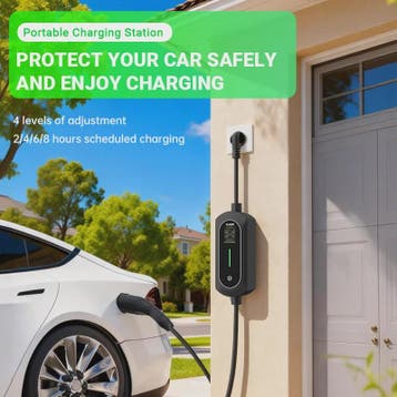 Draagbare Type 2 EV Charger 3.5KW 16A, 5M Kabel, IP66 Waterd, Verzenden, Nieuw