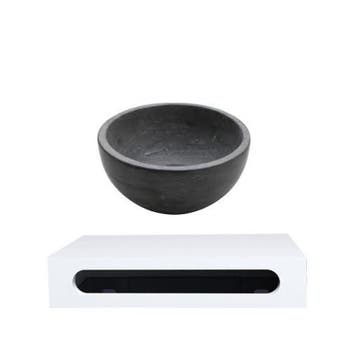 Sani Royal Natuursteen Mini Waskom met Solid, Nieuw