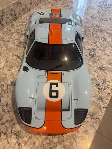 Deagostini 1:8 - Modelauto - Ford GT40 Gulf livery, Nieuw