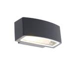 Modern buitenwandlamp grafiet 14,3 cm IP44 - Latina, Verzenden, Nieuw, Aluminium