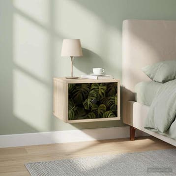 vidaXL Wandkastje ELBURG 2 st Sonoma Eiken 36 x 33 x 25 cm, Minder dan 45 cm, Verzenden, Nieuw, Minder dan 55 cm