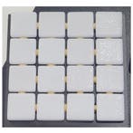 Mozaïek Ezarri Lisa Collection 2.5x2.5 cm Glossy White, Ophalen of Verzenden, Nieuw