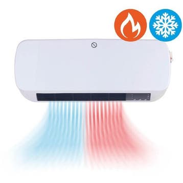 QLT 2-in-1 Ventilator en Verwarming met Wandmontage - Timer, Verzenden, Nieuw