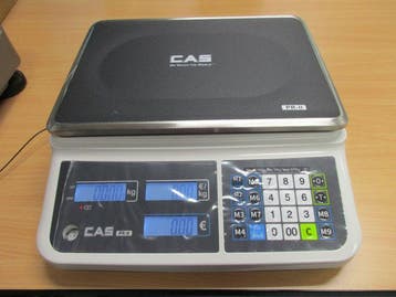 CAS Weegschaal PR II SHOWROOM MODEL, Gebruikt