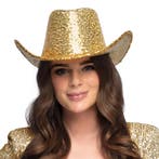 Cowboyhoed Rodeo Party Goud, Kleding | Dames, Ophalen of Verzenden, Nieuw