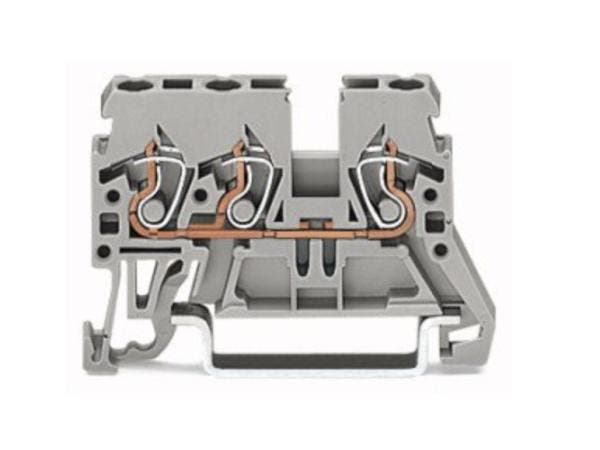 Veiling - 300x 3-draads rijgklem; 2,5 mm²; markeringshouder, Zakelijke goederen, Machines en Bouw | Industrie en Techniek