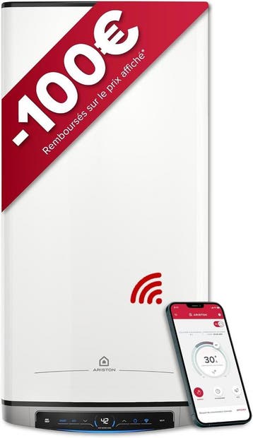 Ariston Velis 80L Boiler - WiFi | Tweedekansje | OP=OP, Doe-het-zelf en Verbouw, Gebruikt, 20 tot 100 liter, Aardgas, Onbekend