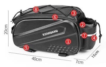 Fietstas Achterdrager Groot Waterdicht Hard Shell Bag, Verzenden, Nieuw