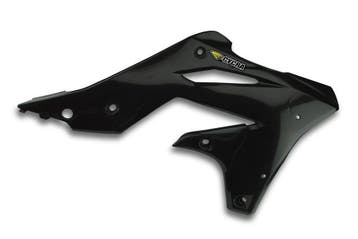 Cycra Powerflow Radiateurkappen Kawasaki KX250F 2013-2014 Zw, Ophalen of Verzenden, Nieuw