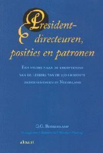 PRESIDENT-DIRECTEUREN, POSITIES EN PATRONEN - G.G., Verzenden, Gelezen, G.G. Beekenkamp