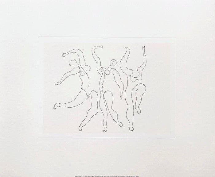 Pablo Picasso (1881-1973) (after) - Étude pour Mercure,, Antiek en Kunst, Kunst | Tekeningen en Foto's