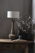 Aura Peeperkorn cilinder lampenkap Stucco 30 cm, Huis en Inrichting, Ophalen of Verzenden, Nieuw