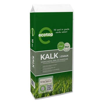 Gazonmest met kalk | Ecotop | 125 m² (Bio-label), Tuin en Terras, Verzenden, Nieuw