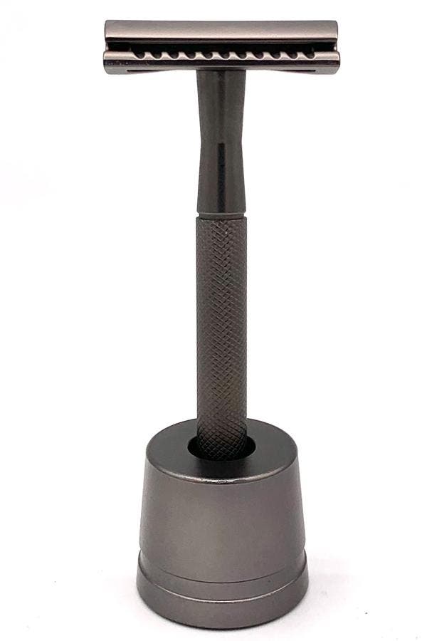 Scheermonnik safety razor Gun Metal Black, Sieraden, Tassen en Uiterlijk, Uiterlijk | Gezichtsverzorging, Verzenden