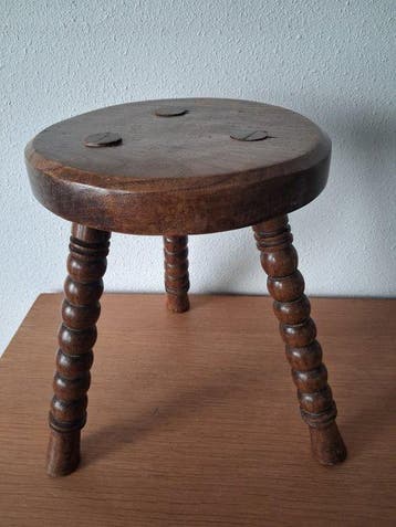 Handmade - Kruk - Eik - Melkkruk - Plantentafel