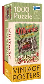 Vintage - Retro Movie Collection Poster Puzzel (1000, Verzenden, Nieuw