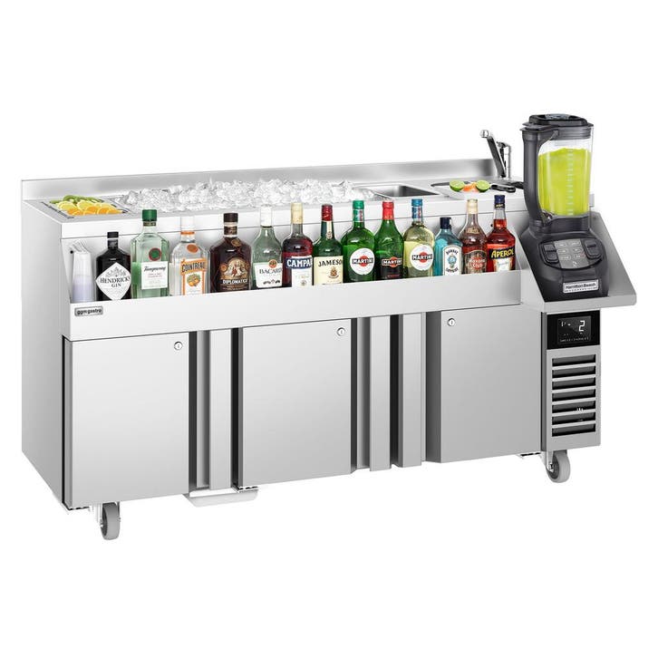 GGM Gastro | Cocktail voorbereidingstafel - 1600mm - 235L -, Zakelijke goederen, Horeca | Meubilair en Inrichting, Verzenden