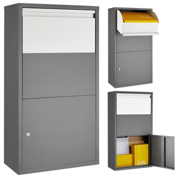 Pakketbox Fortress met veiligheidsklep 44 x 22 x 82 cm, Tuin en Terras, Verzenden, Nieuw