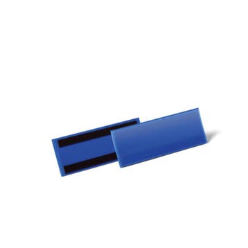 OUTLET Etikettenhouder B210xH74mm blauw magnetisch 50, Antiek en Kunst, Ophalen of Verzenden