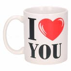Vaderdag I Love You koffiemok / beker 300 ml - Valentijn m.., Ophalen of Verzenden, Nieuw