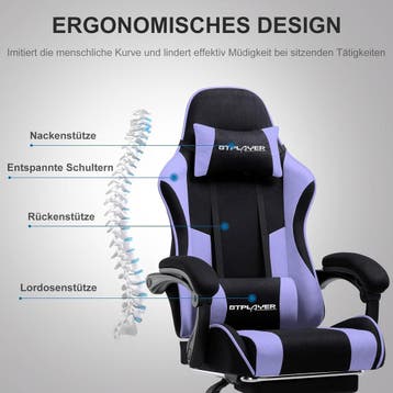 Ergonomische Bureaustoel -  Office Chair - Gamestoel - Volwa, Verzenden, Zo goed als nieuw