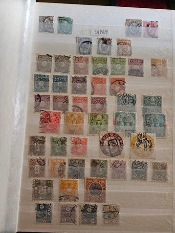 Japan , Ceylon - Verzameling Japan , Ceylon, Gestempeld