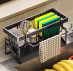 Afwasrek met afvoer van staal – compact en hygiënisch, Verzenden, Nieuw