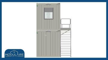 Ideale bouwkeet met 2 verdiepingen en een toilet te koop!, Zakelijke goederen